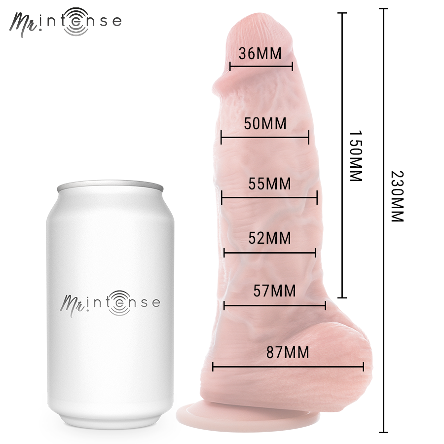 Alternative view of MR INTENSE - MEDIUM SPENCER DILDO SILICONA 23 CM -Ø- 5.7 CM