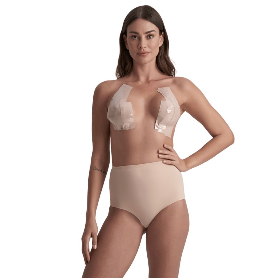BYE-BRA - BODY TAPE DOUBLE SIDED CINTA DE DOBLE CARA BEIGE TALLA ÚNICA 5 x 500 CM
