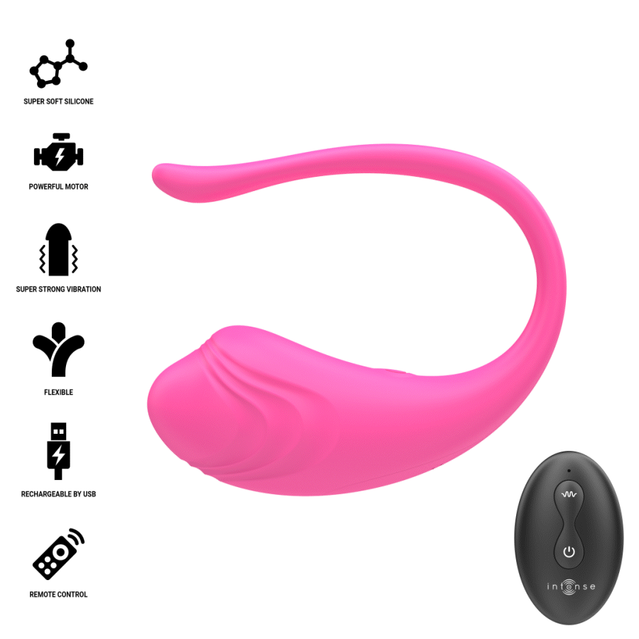 Alternative view of INTENSE - OLIVIA HUEVO VIBRADOR ROSA CONTROL REMOTO