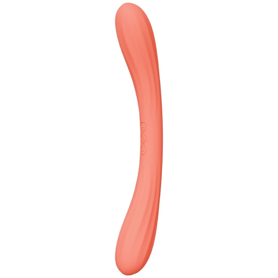 Alternative view of LELO - BOOMERANG VIBRADOR DE DOBLE EXTREMO ROJO CORAL
