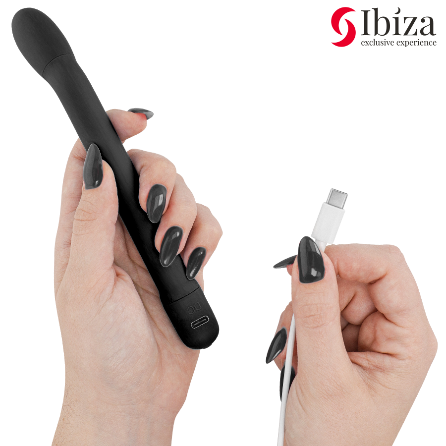 Alternative view of IBIZA - VIBRADOR DE PUNTO G CON VIBRACIÓN NEGRO