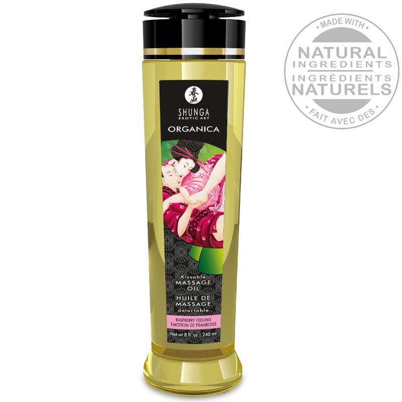 Alternative view of SHUNGA - ACEITE DE MASAJE ORGÁNICO FRAMBUESA 240 ML