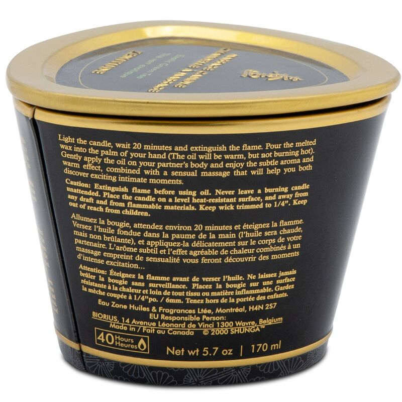 SHUNGA - VELA DE MASAJE MANGO 170 ML - Imagen 5