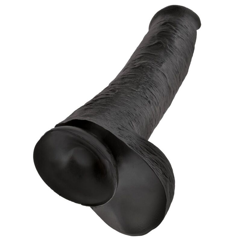 Alternative view of KING COCK - DILDO REALISTA CON TESTÍCULOS 38 CM COLOR NEGRO