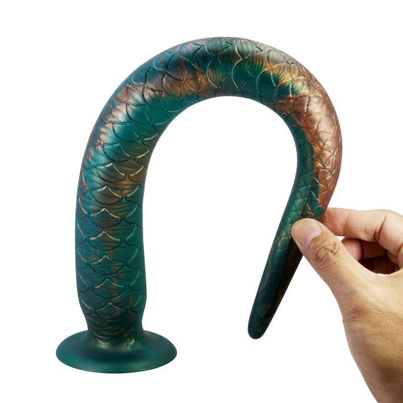 POWER MONSTERS - WILDWYRM TAIL DILDO BICOLOR 47 CM Ø 4 CM - Imagen 3