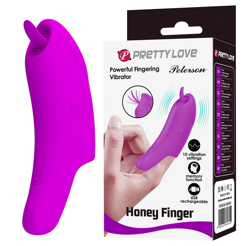 PRETTY LOVE – GIANA MINI MASAJEADOR VIBRADOR RECARGABLE MORADO