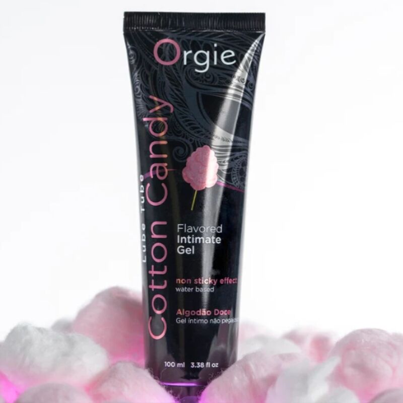 ORGIE - LUBRICANTE GEL ÍNTIMO BESABLE BASE AGUA ALGODÓN DE AZÚCAR 100 ML - Imagen 4