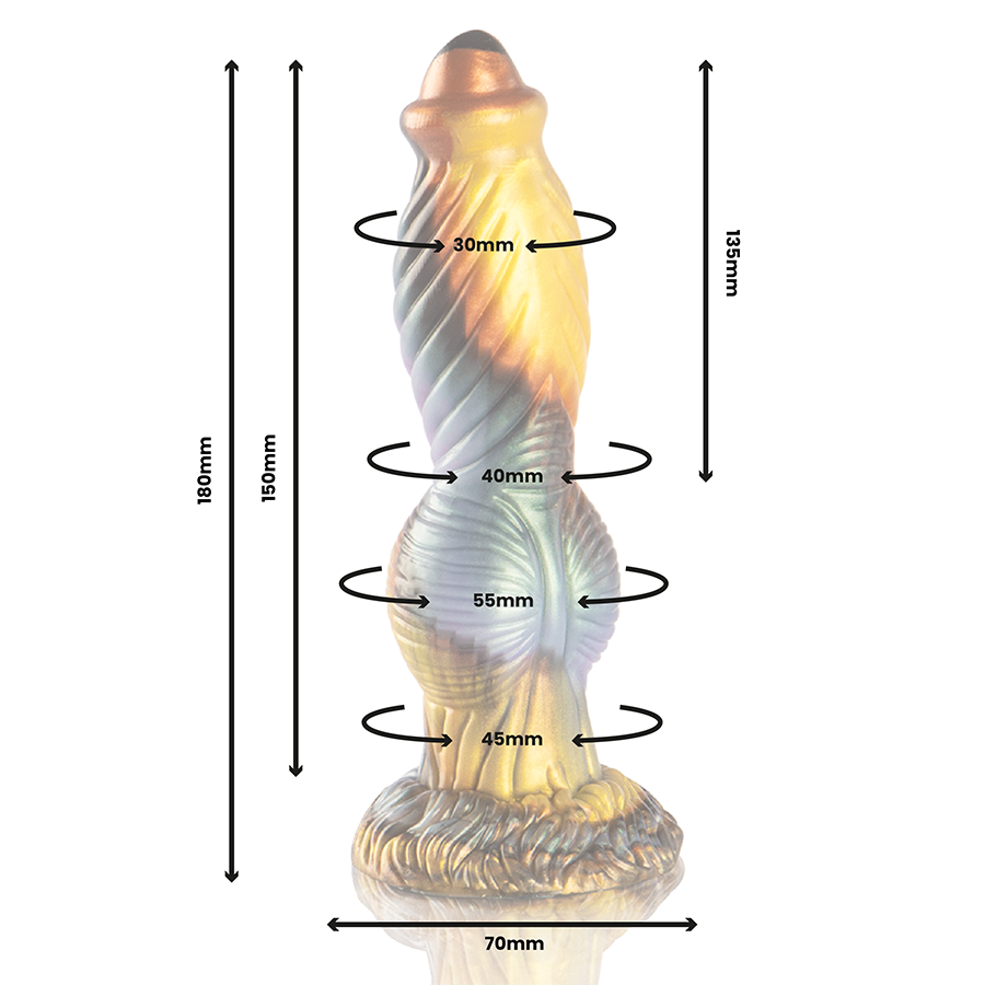 EPIC - PHOENIX DILDO EL RESURGIR DEL PLACER RECARGABLE CONTROL REMOTO - Imagen 5