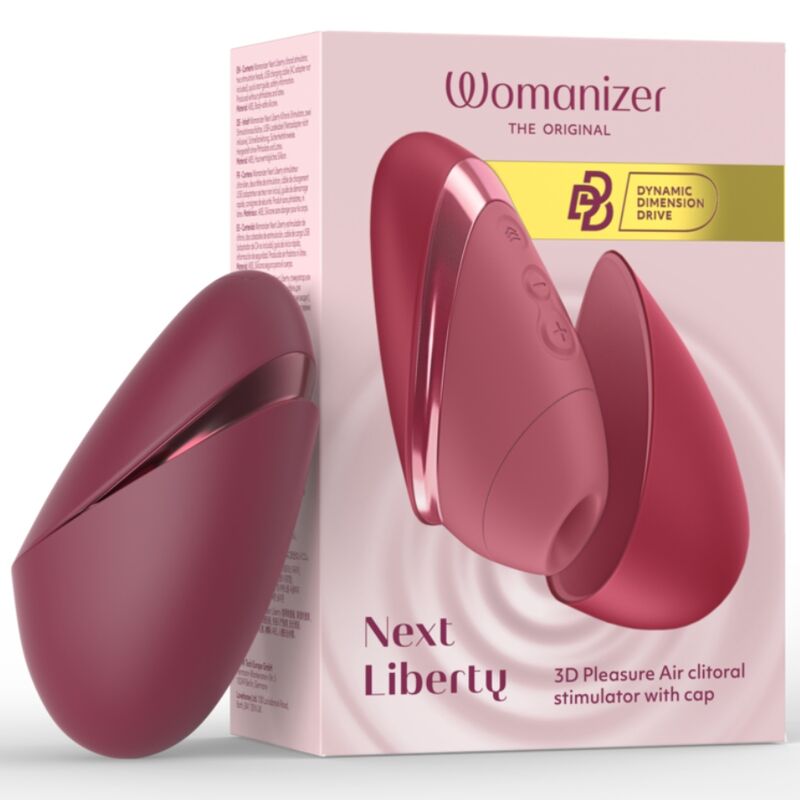 WOMANIZER - NEXT ESTIMULADOR DE CLÍTORIS POR SUCCIÓN 14 NIVELES BURDEOS