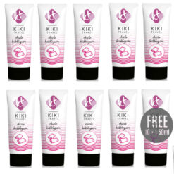 KIKÍ TRAVEL -  LUBRICANTE SABOR A CHICLE 50ML 10 + 1 GRATIS