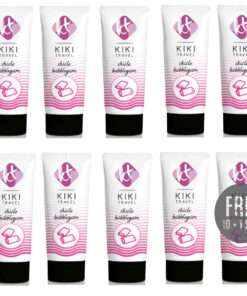 KIKÍ TRAVEL -  LUBRICANTE SABOR A CHICLE 50ML 10 + 1 GRATIS