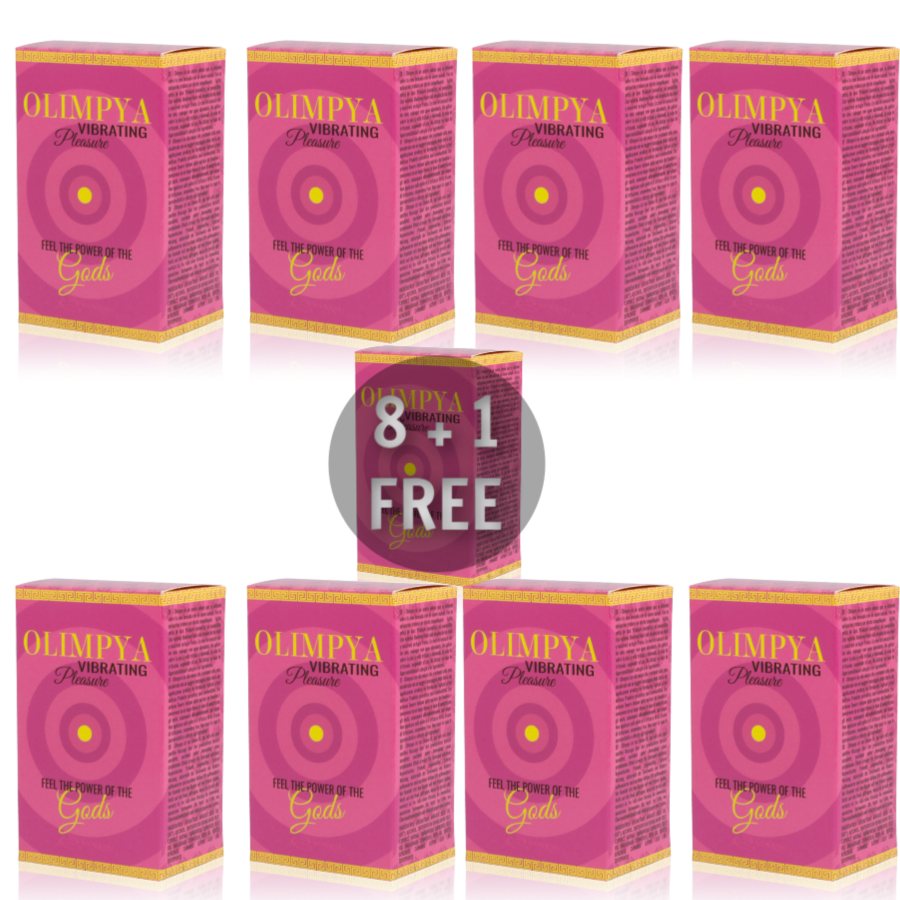 OLIMPYA - VIBRATING PLEASURE  POTENTE ESTIMULANTE POWER 8 + 1 GRATIS - Imagen 2