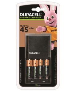DURACELL - CARGADOR RAPIDO 45MIN. + 2xAA 1700mAh + 2xAAA 750mAh
