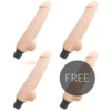 LOVECLONE - HARALD SELF LUBRICATION VIBRADOR 24 CM -O- 4 CM 3 + 1 GRATIS